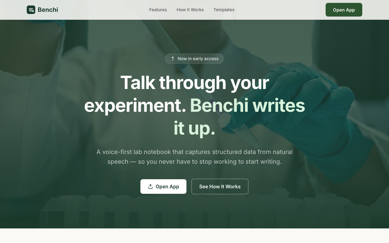Screenshot of Benchi